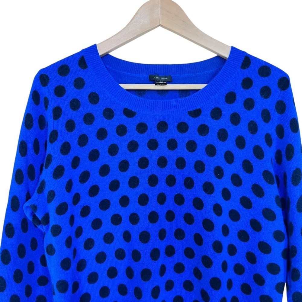 Only Mine Cashmere Polka dot Sweater XL - Picture 3 of 11